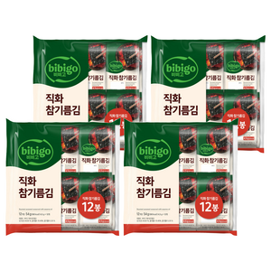 비비고 직화 참기름김, 4.5g, 48개