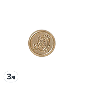 씰하우스 알파벳 실링도장 헤드, G, 3개