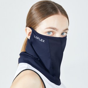 르플렉스 자외선 차단 냉감 마스크, 네이비, 1개