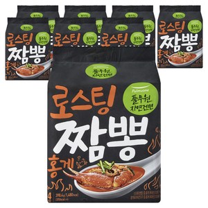 풀무원자연건면 로스팅 짬뽕 홍게 99.6g, 32개