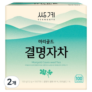 쌍계명차 마리골드 결명자차, 1.2g, 2개, 100개입