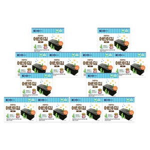 베베쿡 처음 먹는 어린이 김, 15g, 12개, 순수