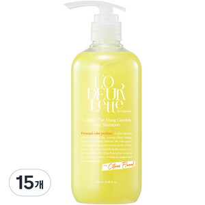 로더렛 인 잉글랜드 컬러 핏 더 일랑 가든 헤어샴푸 시트러스 플로러향, 500ml, 15개