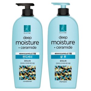엘라스틴 세라마이드 모이스처 컨디셔너 680ml + 샴푸 680ml, 1개