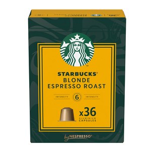 네스프레소 스타벅스 블론드 에스프레소 로스트 빅팩 36p, 5.3g, 36개입, 1개