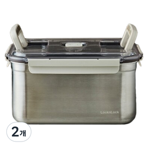 락앤락 숨쉬는 스텐 김치통, 9.8L, 2개