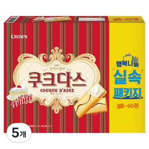 쿠크다스 화이트 과자 4p, 5개, 512g