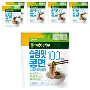 지구식단 100kcal 슬림핏콩면 시원깔끔 동치미냉면, 850g, 6개