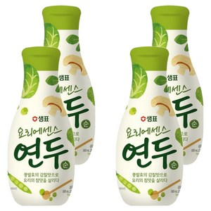샘표 요리에센스 연두 순, 500ml, 4개