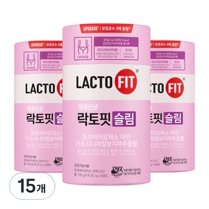 락토핏 슬림 유산균, 120g, 15개