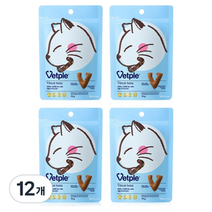 벳플 고양이 브이트릿, 70g, 12개, 참치맛