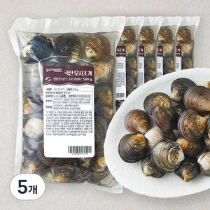 곰곰 국산 모시조개 (냉장), 5개, 500g