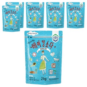 엄마의선택 베이킹소다, 2kg, 6개