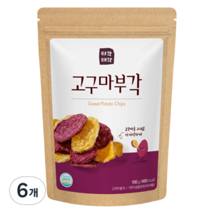 티각태각 고구마부각, 100g, 6개