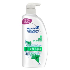 헤드앤숄더 토탈 솔루션 쿨멘솔 두피 트리트먼트, 850ml, 1개