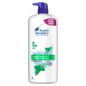 헤드앤숄더 두피 토탈 솔루션 샴푸 쿨 멘솔, 1.2L, 1개 골드박스 특가