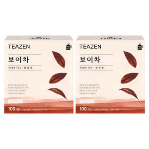 티젠 보이차, 700mg, 100개입, 2개
