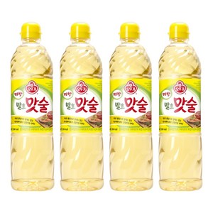 오뚜기 미향 발효맛술, 4개, 900ml
