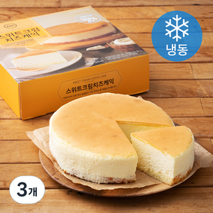 밀크앤허니 스위트크림 치즈케익 (냉동), 520g, 3개