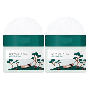 라운드랩 소나무 진정 시카 패드 195ml, 50매입, 2개