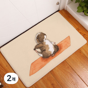 노랜드 Yoga Hamster style 다용도 발매트, 8, 2개
