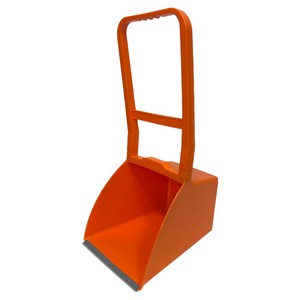 월드크린 컬러 외곽 쓰레받기, 1개, 오렌지 일반타입