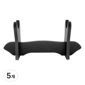 1단 일반 도검좌대, 검정, 5개