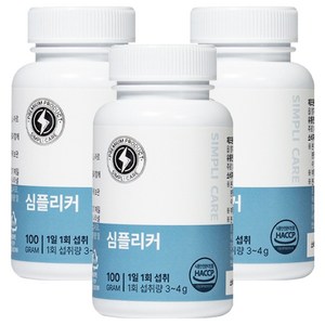 심플리케어 심플리커, 100g, 3개