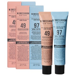 더블유드레스룸 퍼퓸 핸드크림 50ml 세트 49 피치블러썸 + 97 에이프릴코튼, 2세트