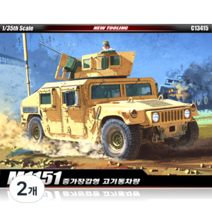 아카데미과학 증가장갑형 고기동차량 프라모델 M1151, 2개