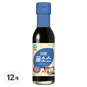 청정원 해물굴소스 고소한맛, 250g, 12개