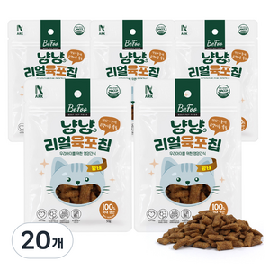 베푸 고양이 아크 냥냥 리얼 육포칩, 50g, 20개, 황태맛