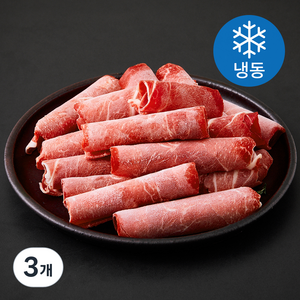 한우 목심 1등급 바로구이 (냉동), 300g, 3개