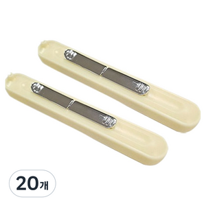 다기능 2 in 1 바늘 실꿰기 실따개, 노랑, 20개
