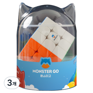 몬스터고 코리아보드게임즈 간큐브 3X3 큐브, 혼합색상, 3개
