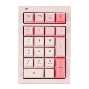 지클릭커 오피스프로 사일런스M 무선 넘버 키패드, CORAL RC1, NK21, 제조사축