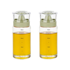 시노글라스 키텐실 신형 오일병 올리브, 170ml, 2개