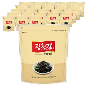 광천김 참 김자반, 70g, 24개