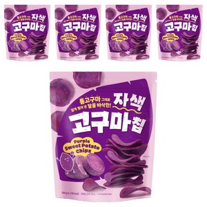 씨월드 자색고구마칩, 500g, 5개