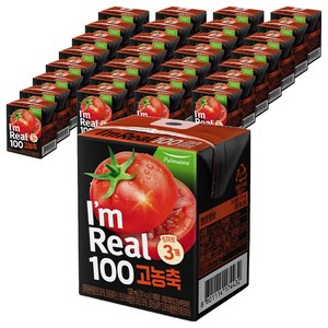 아임리얼 100 고농축 토마토 주스, 120ml, 30개
