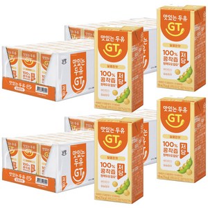 맛있는두유GT 달콤한맛 저당, 190ml, 96개