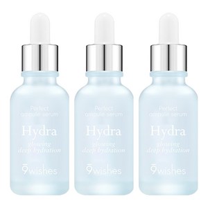 나인위시스 하이드라 2세대 수분 앰플, 30ml, 3개
