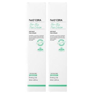 페토세라 강아지 고양이 미끄럼방지 논슬립 포우 크림, 2개, 40ml