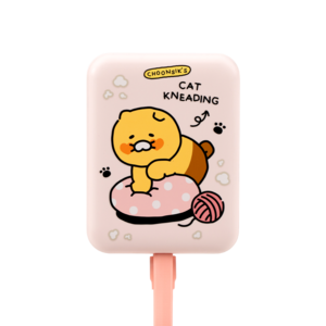 카카오프렌즈 데일리 고속충전 맥세이프 보조배터리 10000mAh, 춘식이 핑크, P24-MSPB10K01 골드박스 특가