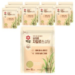 백설 자일로스 브라운 설탕, 1kg, 10개