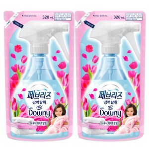 페브리즈 섬유탈취제 에이프릴향 리필, 320ml, 2개