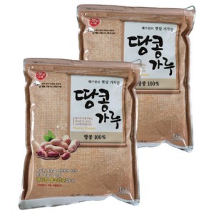 햇살나래 땅콩가루, 1kg, 2개