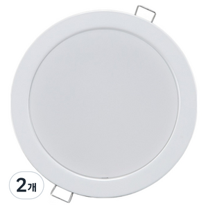 KimS LED 다운라이트 매입등 20W, 주광색, 2개