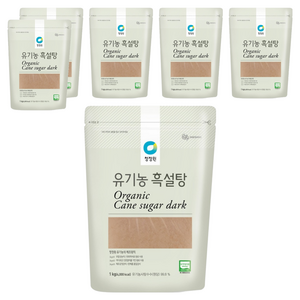 청정원 흑설탕, 1kg, 6개