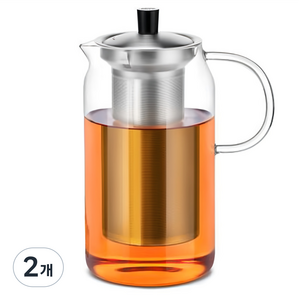사마도요 스탠필 티포트 S046, 혼합색상, 1.2L, 2개